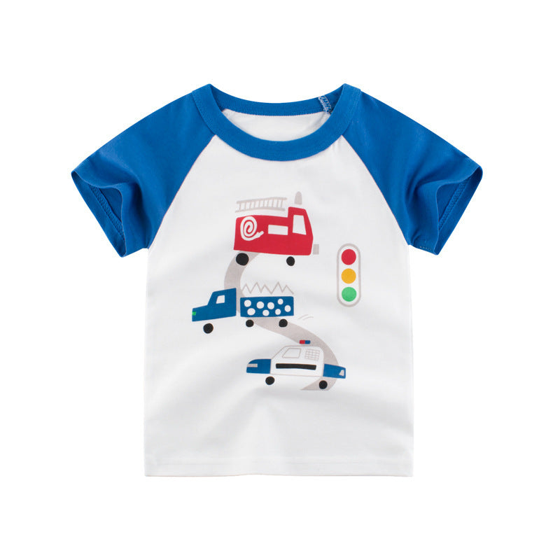 Korean children's short sleeve T-shirt - Nyaabs