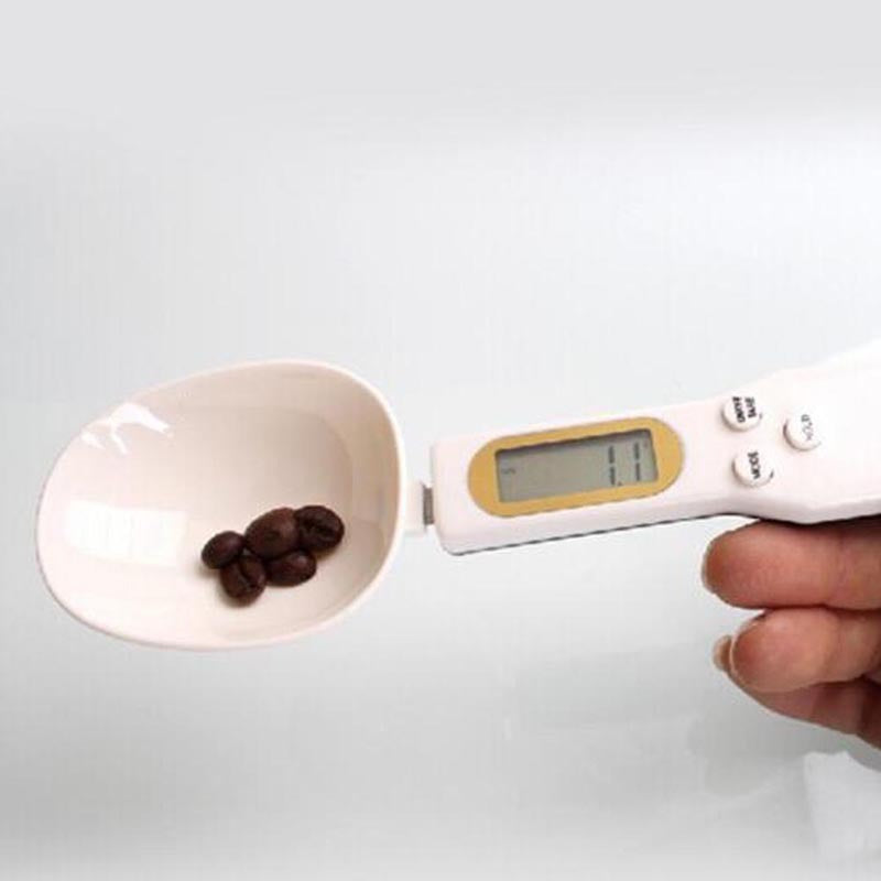 LCD Digital Kitchen Scale Electronic Cooking Food Weight Measuring Spoon Grams Coffee Tea Sugar Spoon Scale Kitchen Tools nyaabs.com