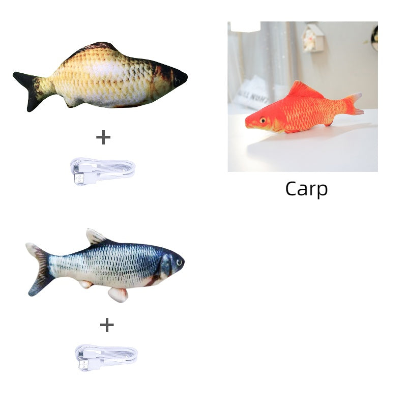 Without Cat Nip Version - Electric Jumping Fish Simulation Electric Fish Toy - Nyaabs