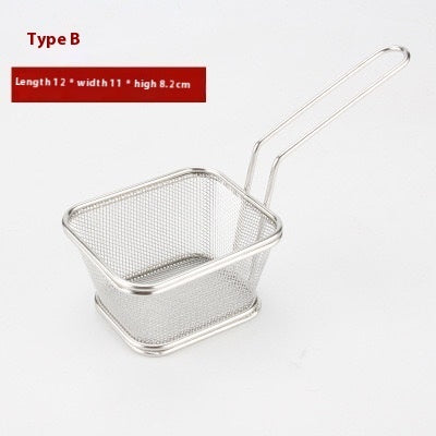 304 Stainless Steel Chips Basket Mini Frying Basket - Nyaabs