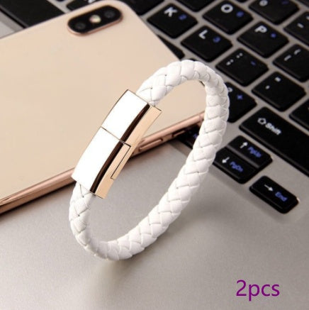 New Bracelet Charger USB Charging Cable Data Charging Cord For IPhone14 13 Max USB C Cable For Phone Micro Cable - Nyaabs