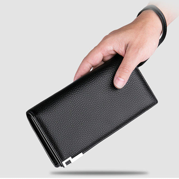 Men's Fashionable Simple Multi-card Capacity Wallet - Nyaabs