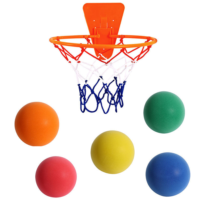 Silent High Density Foam Sports Ball Indoor Mute Basketball Soft Elastic Ball Children Sports Toy Games - Nyaabs