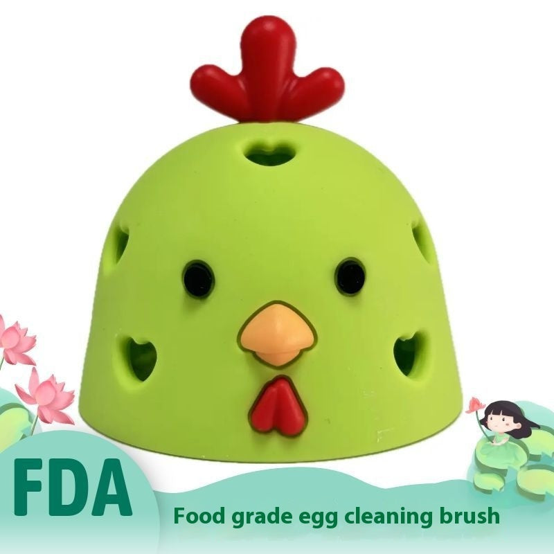 New Kitchen Gadget Egg Scrubber For Eggs Chicken Egg Brush Silicone Egg Washer Machine Tool Egg Cleaner Brush Egg Washer - Nyaabs