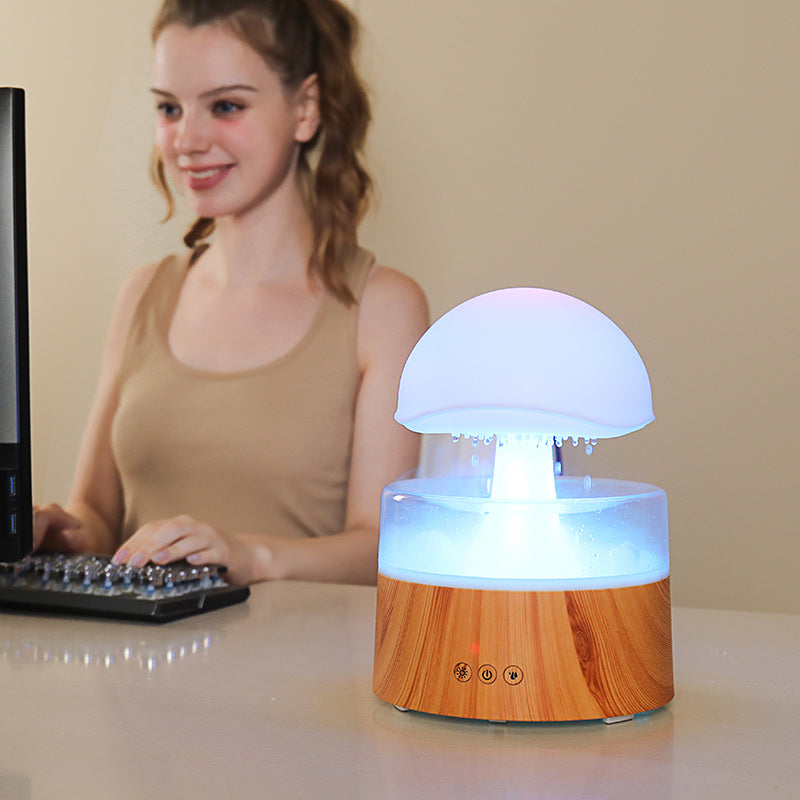 New Rain Cloud Humidifier Aromatherapy Machine Air Humidifier Ultrasonic Aroma Diffuser - Nyaabs