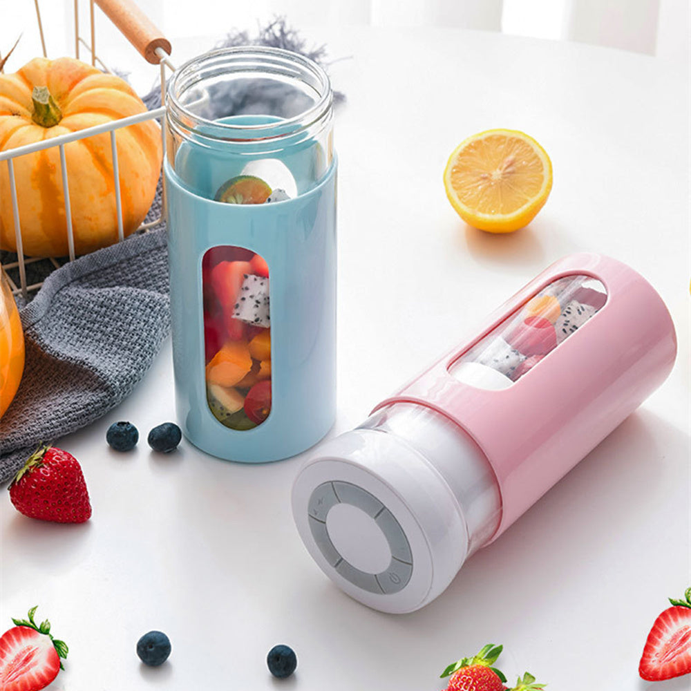 Portable Blender Electric Fruit Juicer USB Rechargeable Smoothie Blender Mini Fruit Juice Maker Handheld Kitchen Mixer Vegetable Blenders nyaabs.com