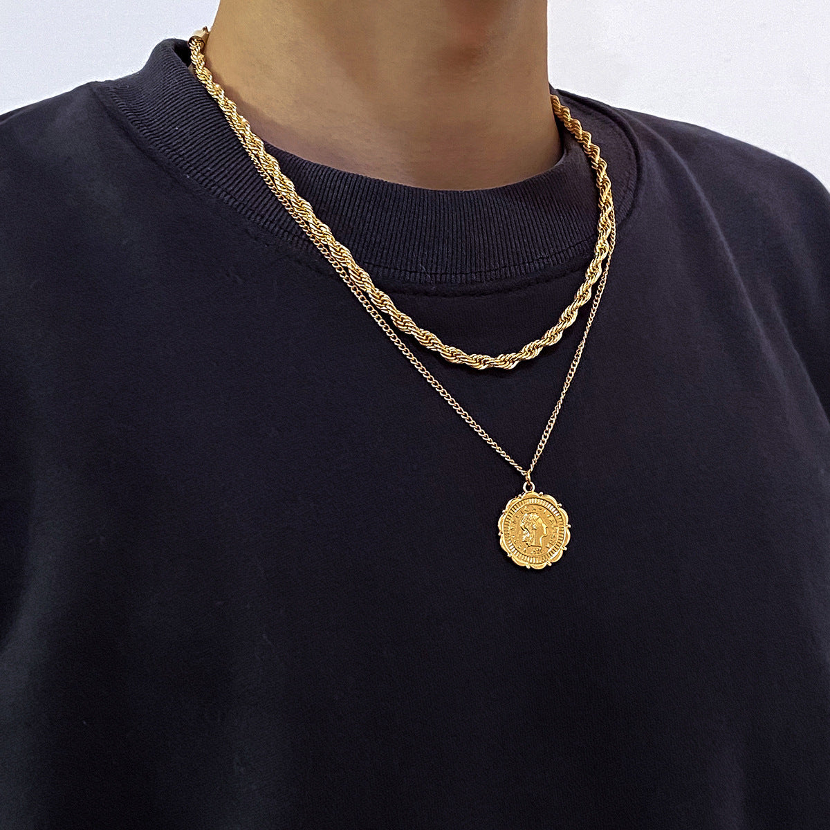 Personality Hemp Flowers Chain Men - Nyaabs