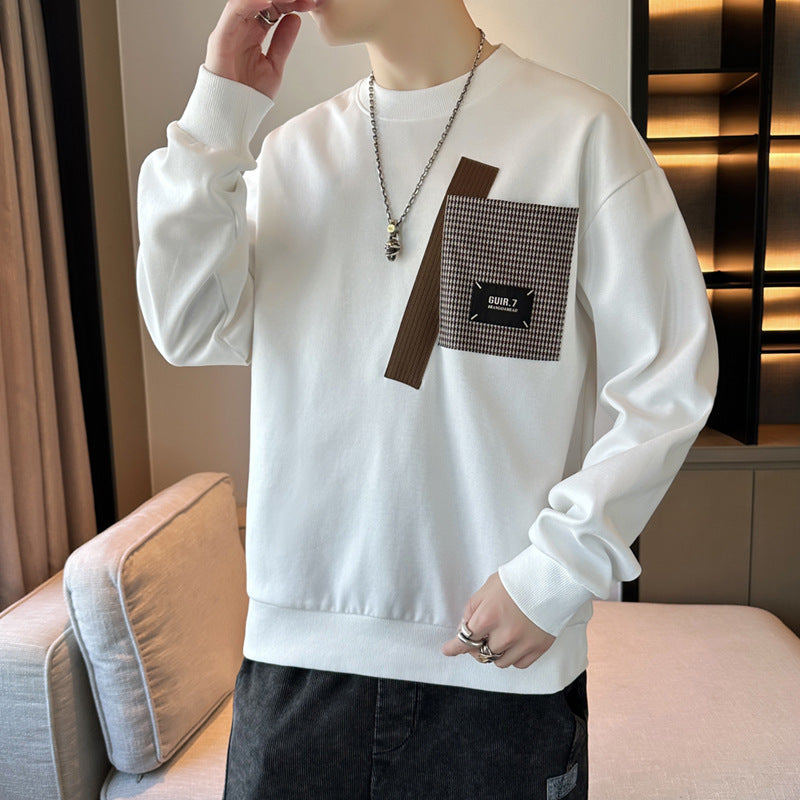 Round Neck Bottoming Shirt Ins Casual Sweatshirt Loose - Nyaabs