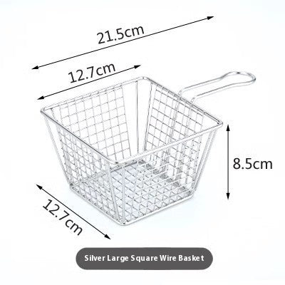 304 Stainless Steel Chips Basket Mini Frying Basket - Nyaabs