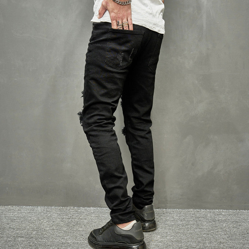 2023 Men's Stretch Skinny Jeans Casual Light Color - Nyaabs