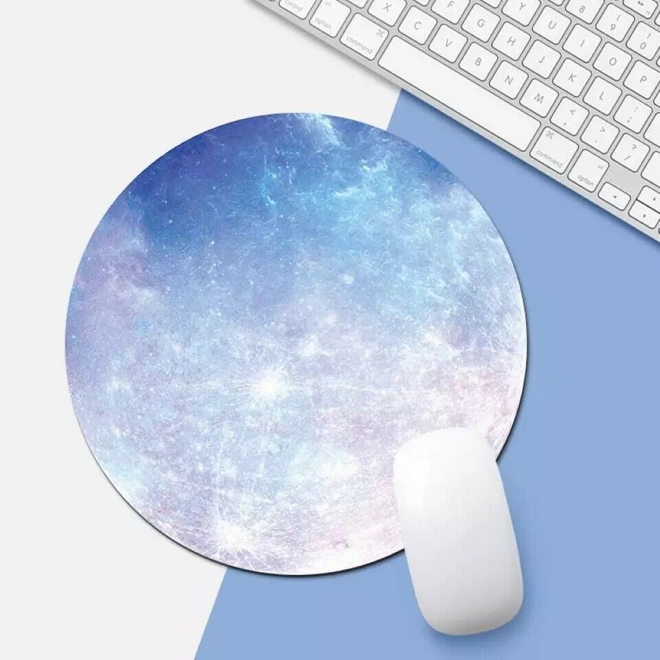 Space Round Mouse Pad PC Gaming Non Slip Mice Mat For Laptop Notebook Computer Gaming Mouse Pad nyaabs.com