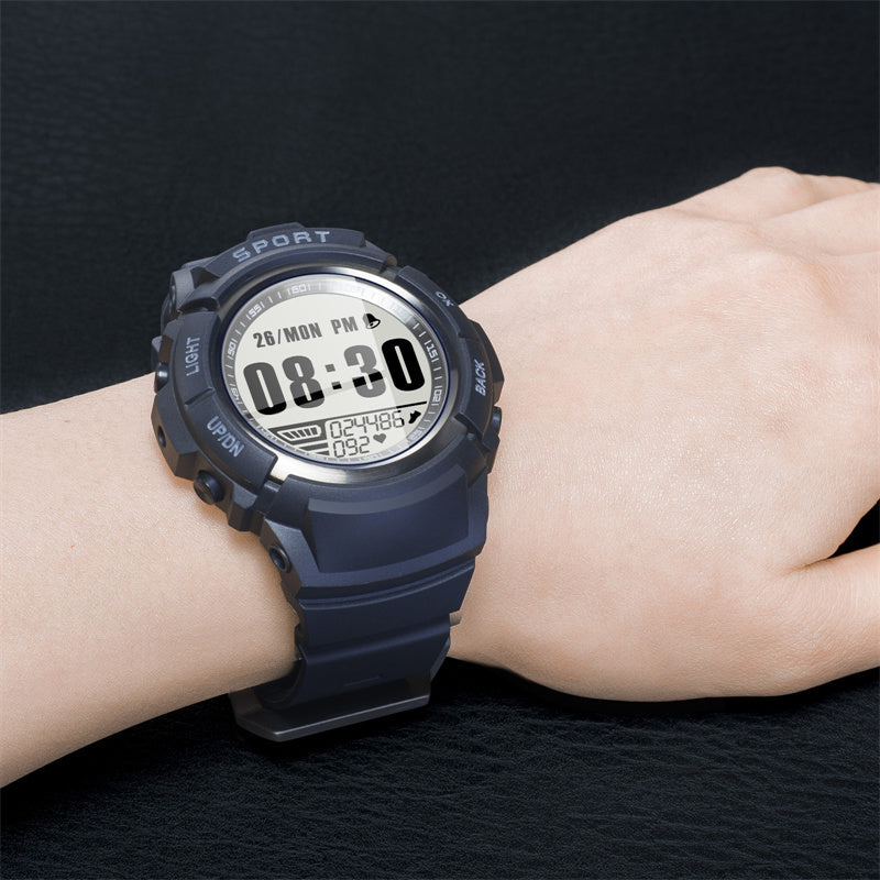 S816 Waterproof And Anti-fall Heart Rate Compass Pedometer Outdoor Smart Sports Watch - Nyaabs