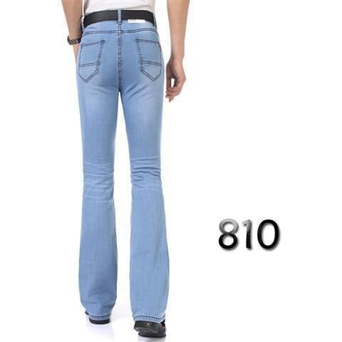 Men's Flared Pants Elastic Denim - Nyaabs