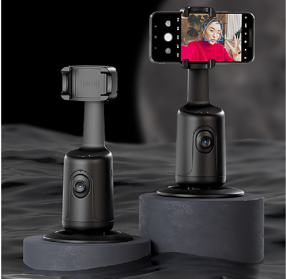 360 Auto Face Tracking Gimbal AI Smart Gimbal Face Tracking Auto Phone Holder For Smartphone Video Vlog Live Stabilizer Tripod - Nyaabs