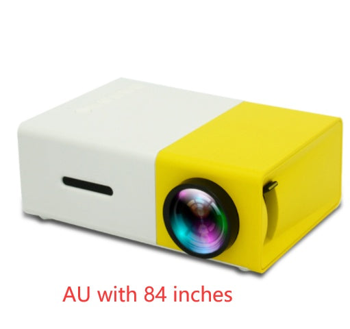 Portable Projector 3D Hd Led Home Theater Cinema HDMI-compatible Usb Audio Projector Yg300 Mini Projector - Nyaabs