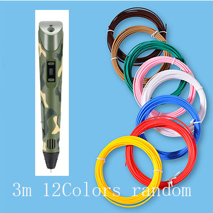 3D print pen 3D pen two generation graffiti 3D stereoscopic paintbrush children puzzle painting toys nyaabs.com