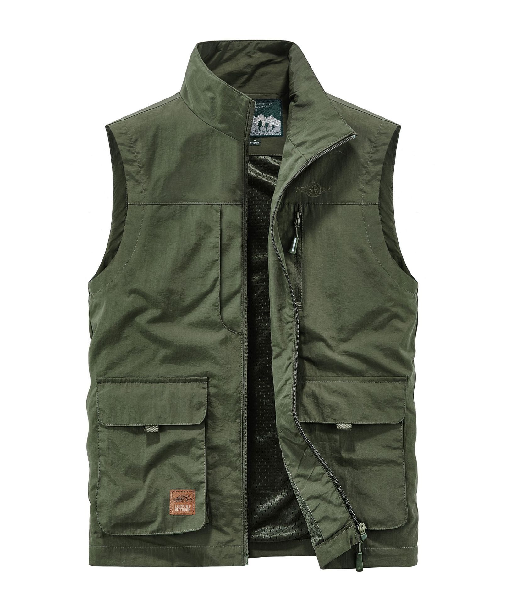 Outdoor Tourism Multi-pocket Work Pants Vest Jacket nyaabs.com