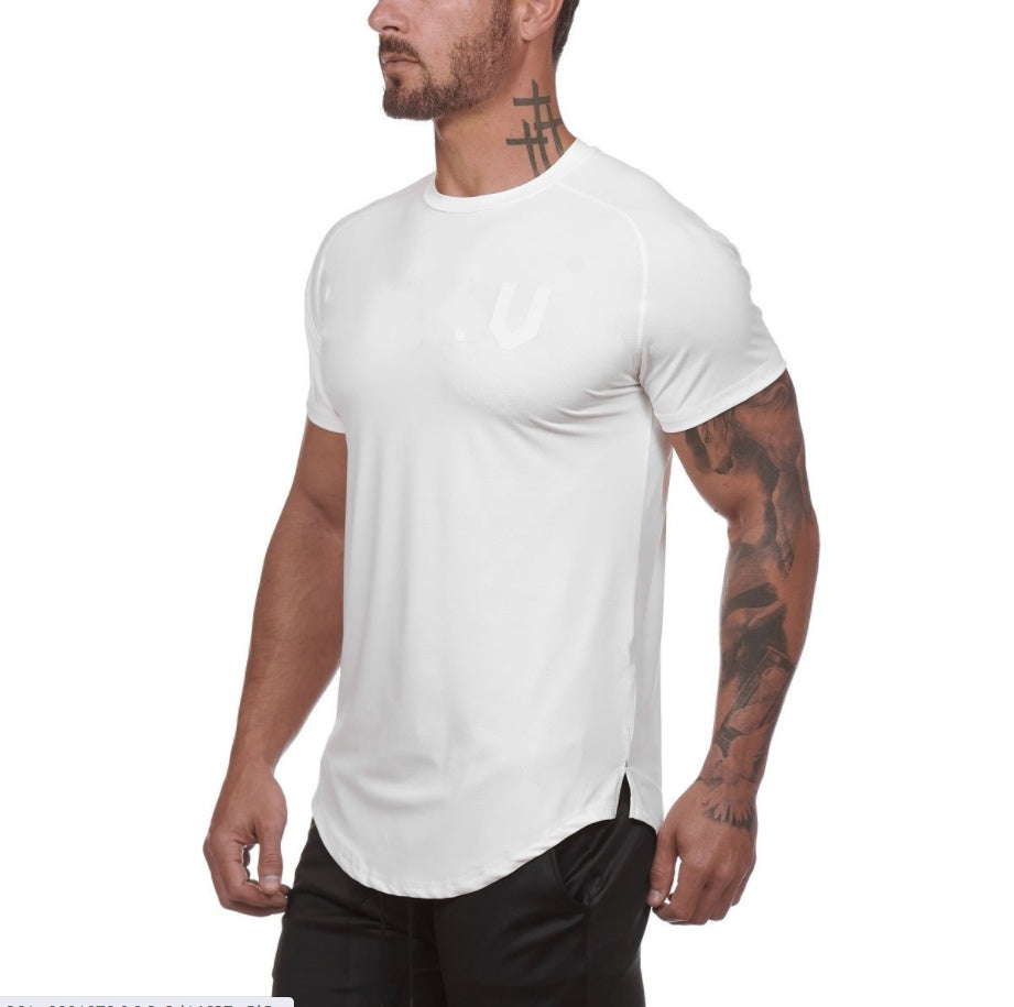 New Gym Wear Plain Shirts Custom Mens Fitness Sports Clothing - Nyaabs