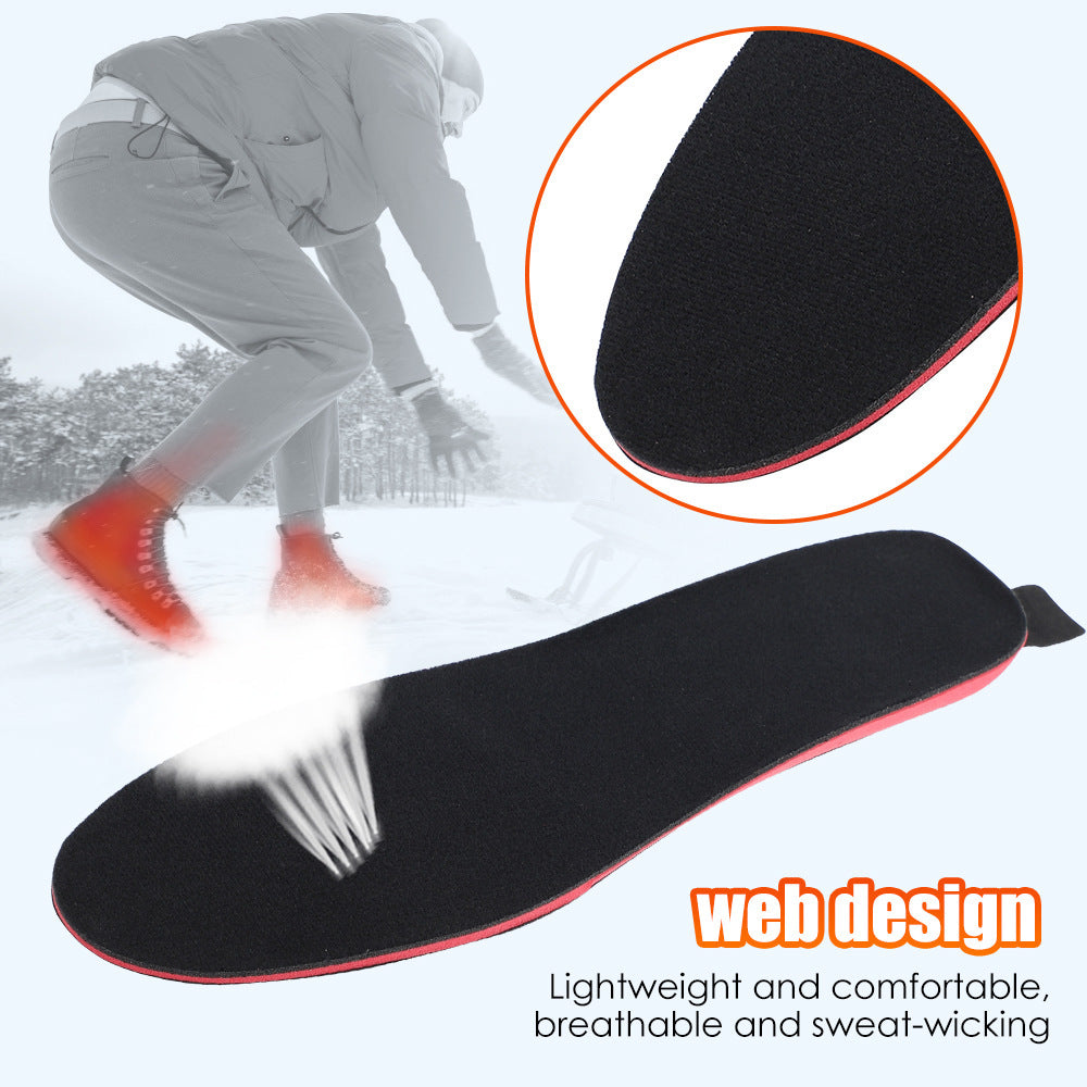 Heated Insoles For Men Women Rechargeable Heating Boot Insole Feet Warmer Pads Cut To Any Size Heating Electric Heated Insoles - Nyaabs