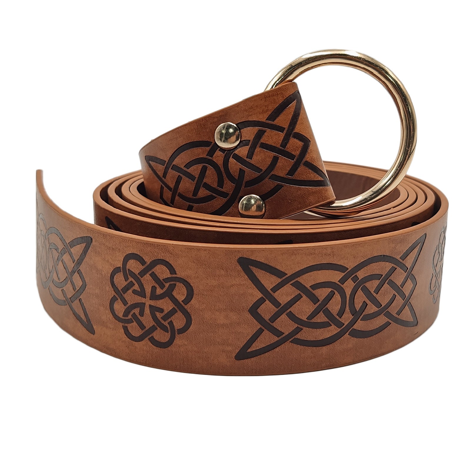 Celtic Embossed Retro Knight Ring Belt COSPLAY Prop - Nyaabs