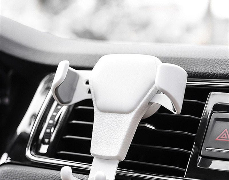 Car Phone Holder For Phone In Car Air Vent Mount Stand No Magnetic Mobile Phone Holder Universal Gravity Smartphone Cell Support - Nyaabs