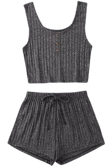 Women's Fashion Slim Fit Vest Shorts Set nyaabs.com