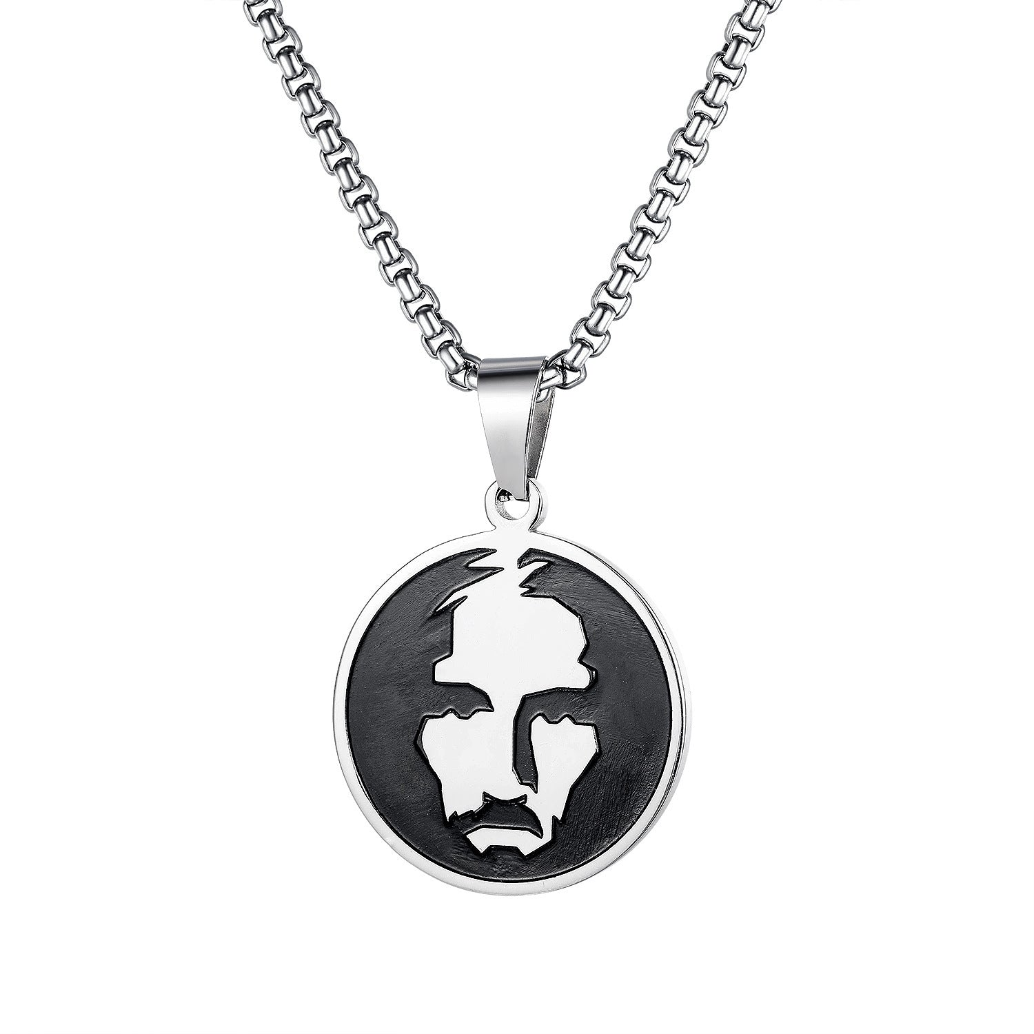 Titanium Steel Simple Pendant Men - Nyaabs