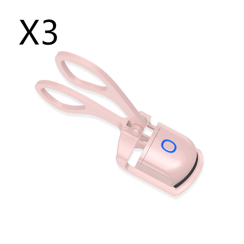 Heated Eyelash Curler Electric Temperature Control Mini Eyelash Curler Electric Portable Charging nyaabs.com