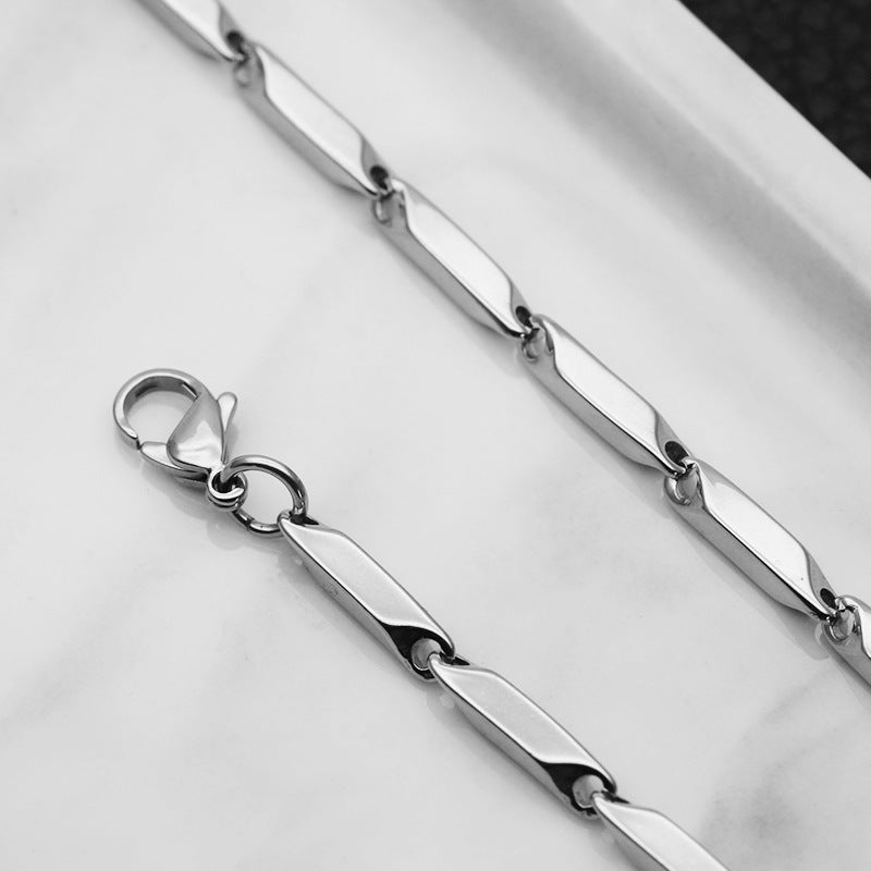 Stainless Steel Necklace For Men And Women - Nyaabs