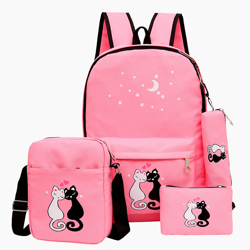 Children's Cartoon Cute Canvas Bag - Nyaabs