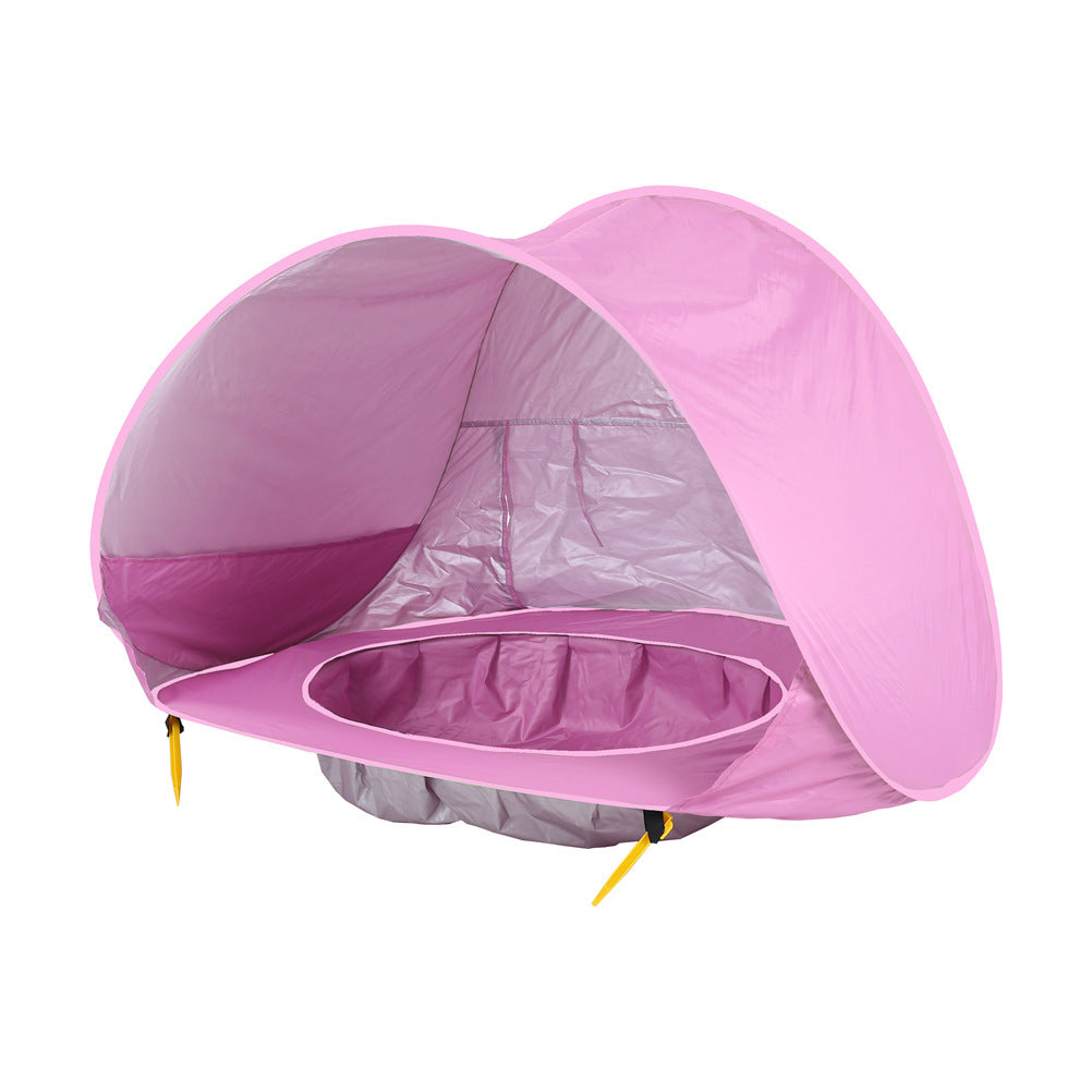 Baby Beach Tent Kids Outdoor Camping Easy Fold Up Waterproof  Up Sun Awning Tent UV-protecting - Nyaabs