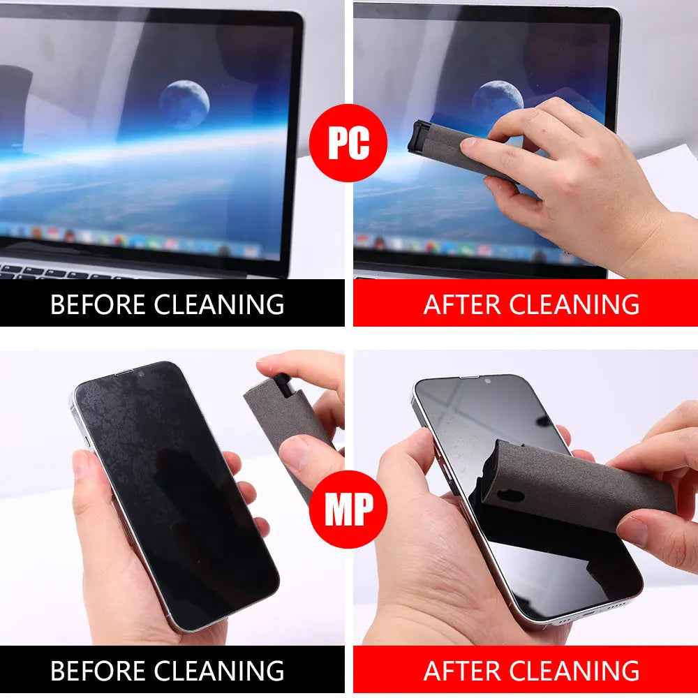 Mobile Phone Screen Cleaner Artifact Storage Integrated Mobile Phone Portable Computer Screen Cleaner Set - Nyaabs