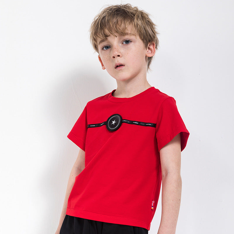 European and American children short sleeve t-shirt - Nyaabs