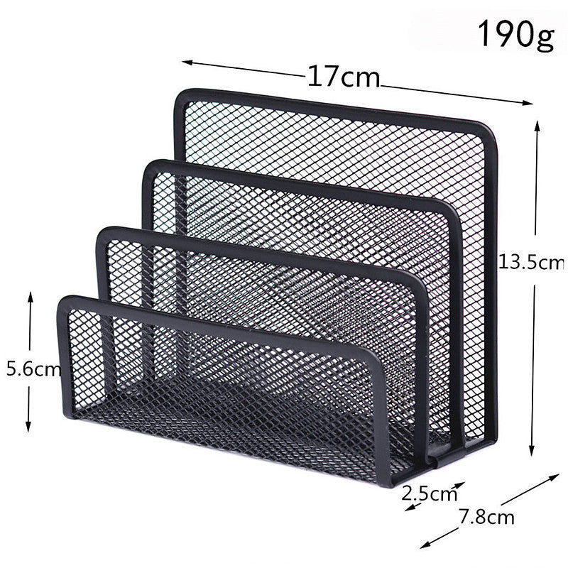 Book Shelves Desk-Organizer Office Mesh Home Metal 1pcs nyaabs.com