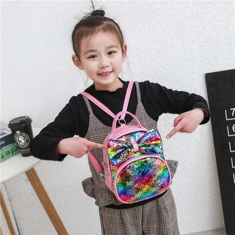 Cartoon Cute New Sequined Children's Backpack - Nyaabs