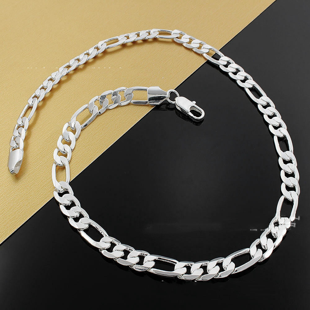 Silver-plated Korean Fashion Jewelry For Men - Nyaabs