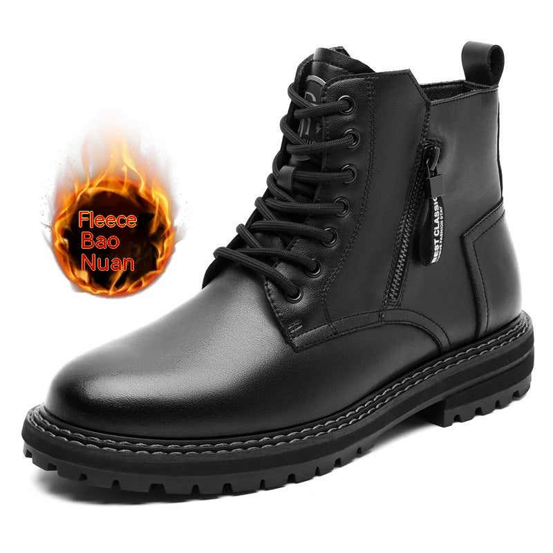 Dr Martens Boots Men's Trendy Plus Velvet Working Wear - Nyaabs