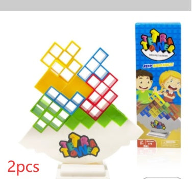 Balance Stacking Board Games Kids Adults Tower Block Toys For Family Parties Travel Games Boys Girls Puzzle Buliding Blocks Toy - Nyaabs