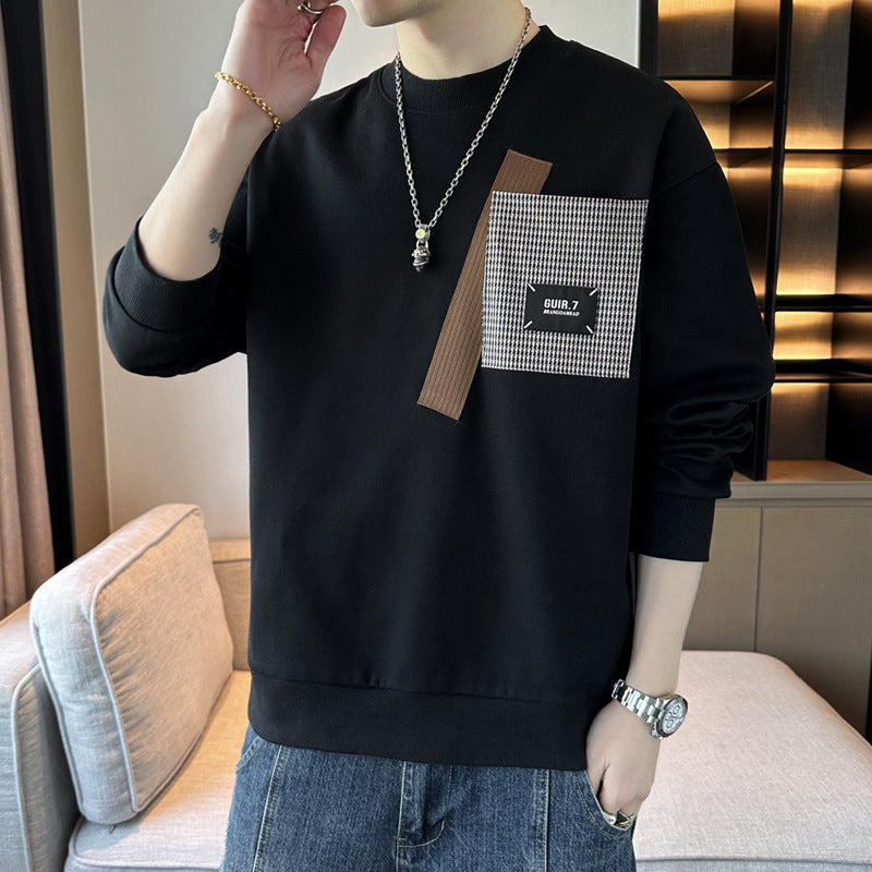 Round Neck Bottoming Shirt Ins Casual Sweatshirt Loose - Nyaabs