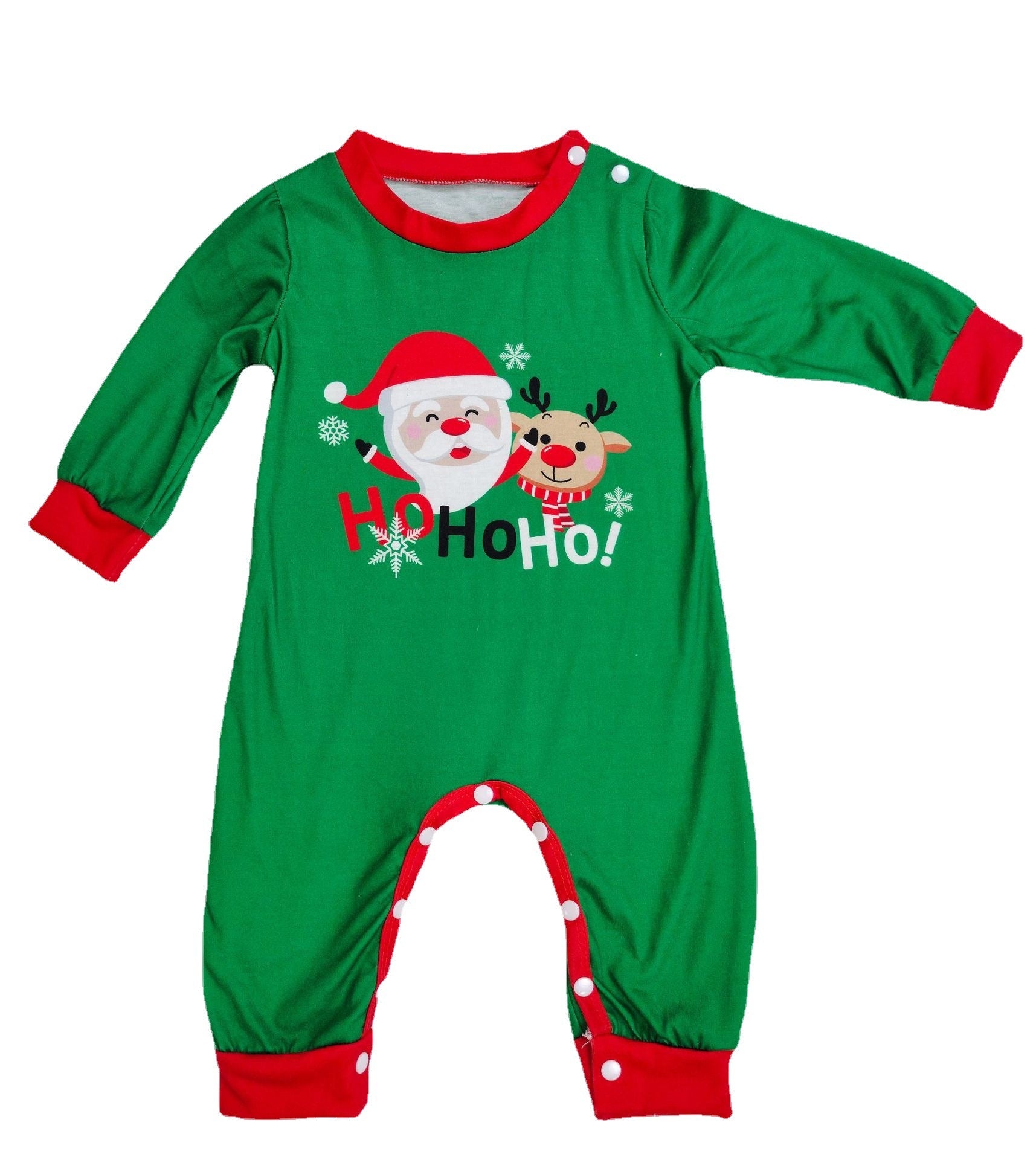 Christmas Pajamas For Family Matching Family Christmas PJs Sets Santa Claus Printed Top Sleepwear - Nyaabs