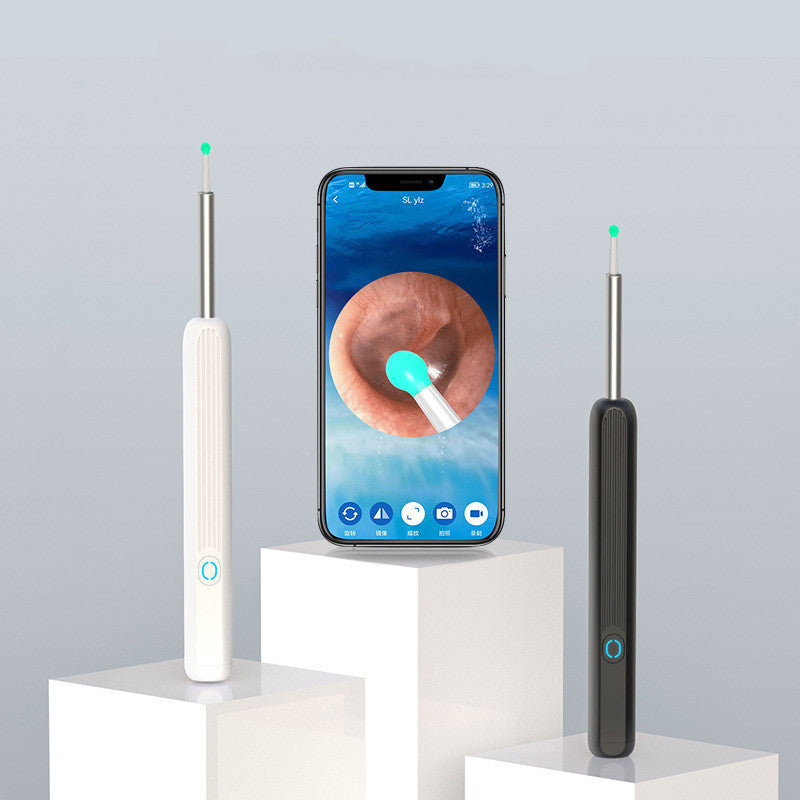 NE3 Ear Cleaner Otoscope Ear Wax Removal Tool With Camera LED Light Wireless Ear Endoscope Ear Cleaning Kit For I-phone nyaabs.com