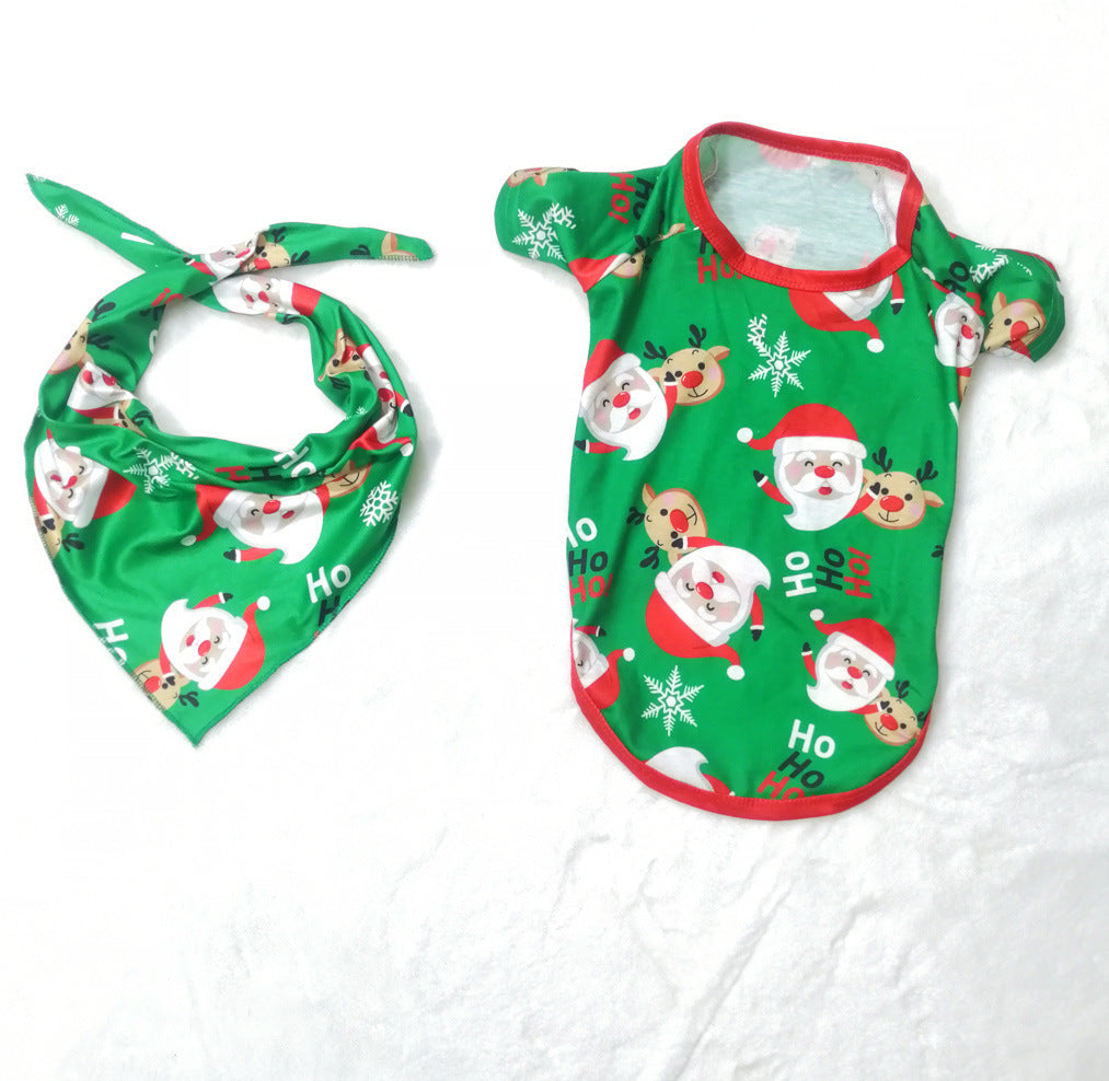 Christmas Pajamas For Family Matching Family Christmas PJs Sets Santa Claus Printed Top Sleepwear - Nyaabs