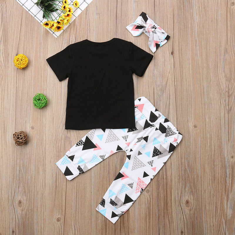 Short Sleeve  Trousers Three-piece Child - Nyaabs