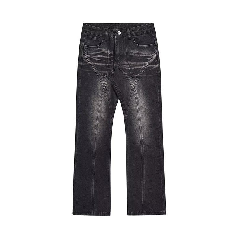 Casual Tapered Straight Washed Jeans Men - Nyaabs