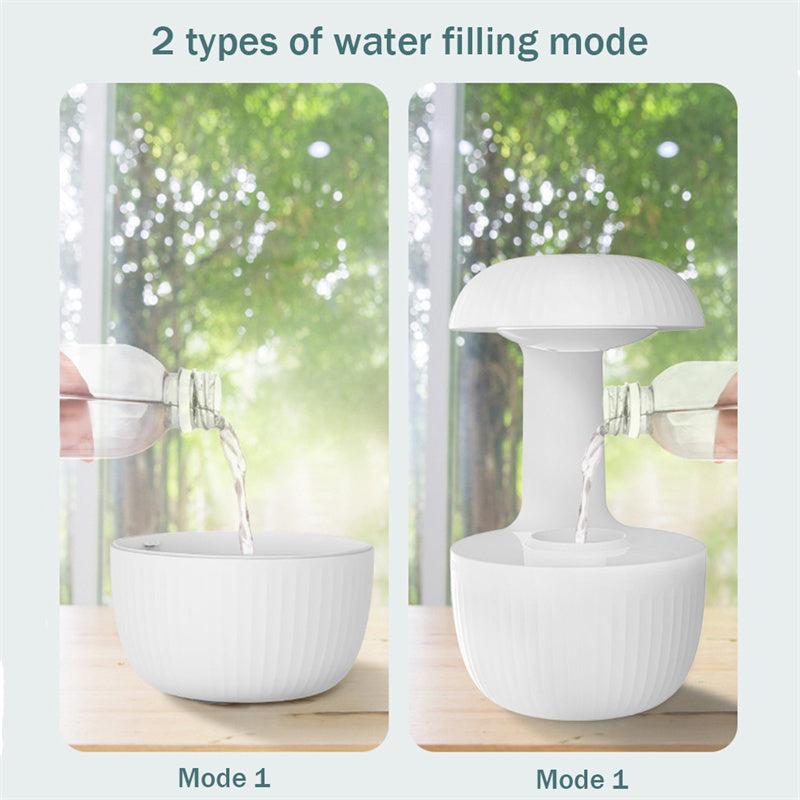 Anti-gravity Air Humidifier Mute Countercurrent Humidifier Levitating Water Drops Cool Mist Maker Fogger Relieve Fatigue - Nyaabs