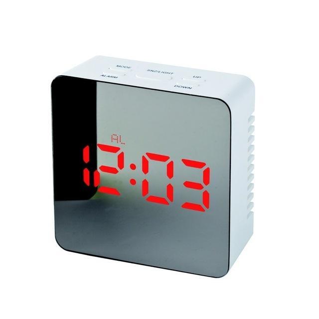 Digital LED multi-function mirror clock - Nyaabs