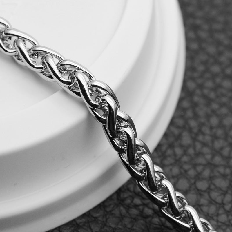 Titanium steel necklaces for men - Nyaabs