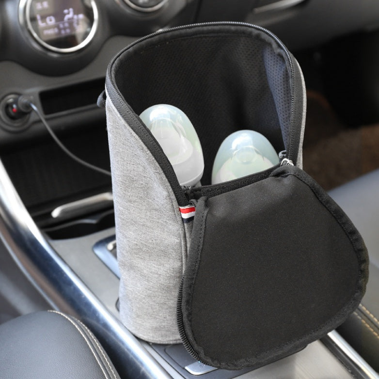 Car USB Baby Bottle Warmer Portable Travel Breast Milk Warmer - Nyaabs