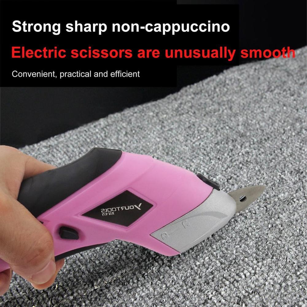 Electric Fabric Scissors Box Cutter USB Cordless Shears Cutt - Nyaabs