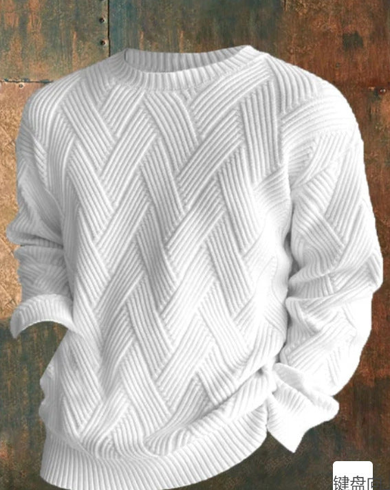 Loose Fashion Casual Versatile Men's Sweater - Nyaabs